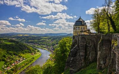 Saksonijos Sveicarija  Castle Koenigstein