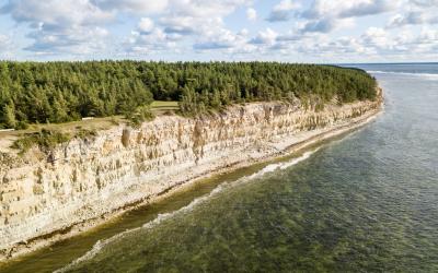 Sarema   Panga coastal cliff