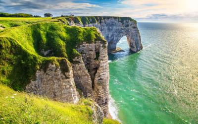 Paryzius   Luara   cliffs Aval of Etretat