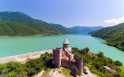 Gruzija Ananuri Castle