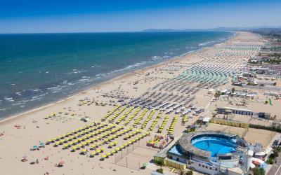 Rimini beach