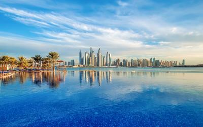 JAE   Panorama of Dubai Marina