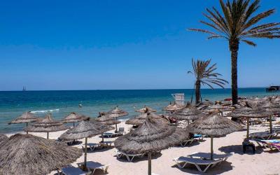 Tunisas. Houda Golf & Beach Club.  Paplūdimys