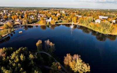 Druskininkai iš paukščio skrydžio