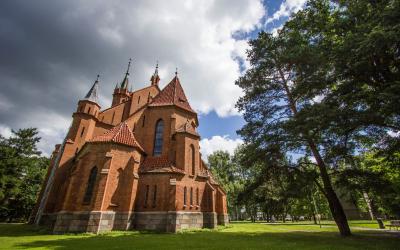 Druskininkų Švč. Mergelės Marijos Škaplierinės bažnyčia (aut. Ieva Budzeikaitė)