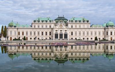 Austrija. Viena. Belvedere pilis.