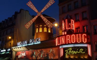 Prancūzija. Paryžius. Moulin Rouge