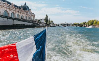 Prancūzija. Paryžius. Plaukimas Senos upe