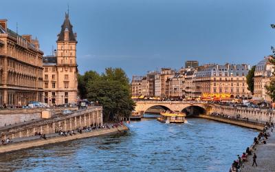Prancūzija. Paryžius. Senos upė