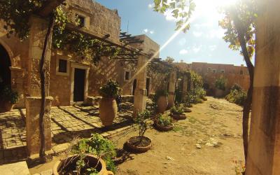 Graikija. Kreta. Retimnas. Arkadi vienuolynas