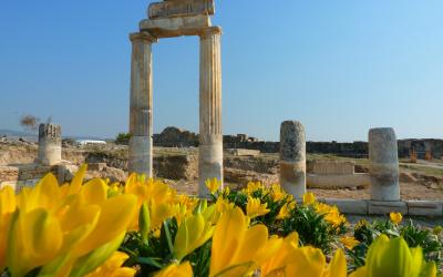 Turkija. Pamukalė. Hierapolis