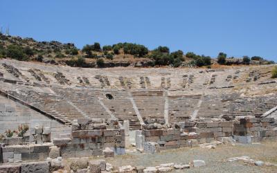 Turkija. Bodrumas. Antikinis teatras - amfiteatras