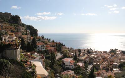 Italija. Sicilijos sala. Taormina miestas