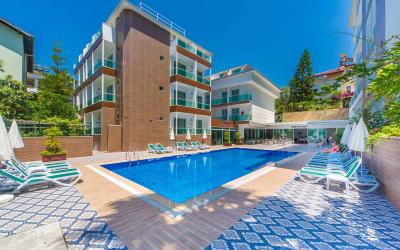 Turkija. Alanija. Kleopatra Atlas Hotel