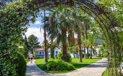 Juodkalnija. Budva. Slovenska Plaza Hotel Complex