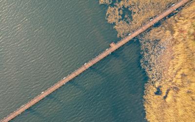 Tiltas per Širvėnos ežera