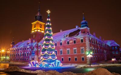 Varšuvos kalėdinė eglė