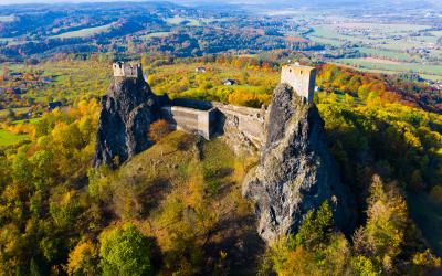 Trosky pilies griuvėsiai   Čekijos rojus