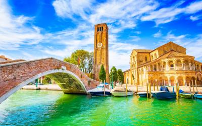 Santi Maria Donato bazilika   Murano sala