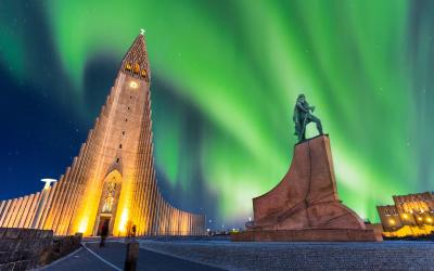 Hallgrimskirkja bažnyčia   Reikjavikas