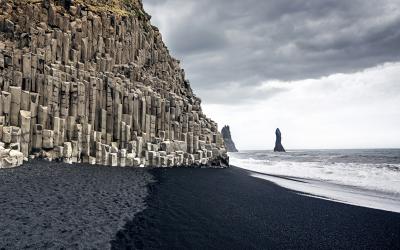 Reynisfjara paplūdimys   Islandija