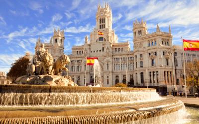 Cibeles fontanas   Madridas
