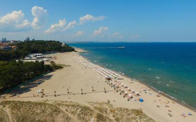 Burgas. Das Marina Burgas Hotel. Pakrantė ir paplūdimys