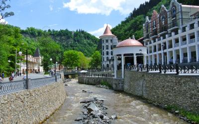 Borjomi miestas   Gruzija