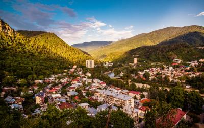 Borjomi panorama   Gruzija