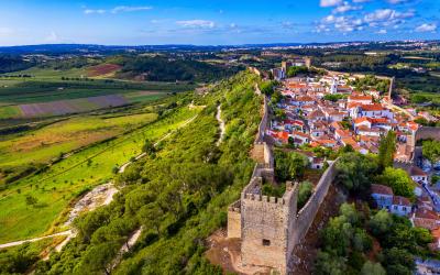 Obidos miestas   Portugalija