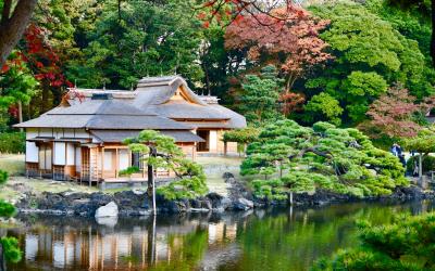 Hamarikyu parkas   Tokijo   Japonija