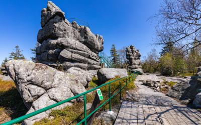 Stolowe Mountains National Park.   Szczeliniec Wielki