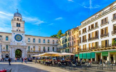 Piazza dei Signori and Torre dell'Orologi   Paduva   Italija