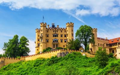 Hohenschwangau pilis Bavarijos alpėse