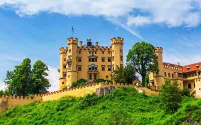 Hohenschwangau pilis Bavarijos alpėse