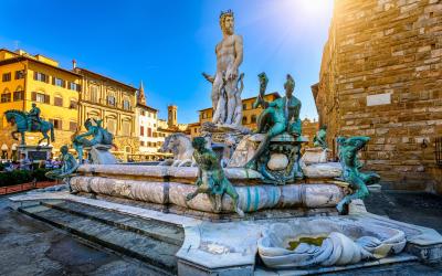 Neptūno fontanas   Florencija   Italija