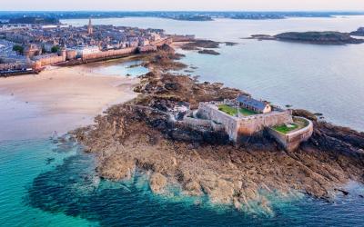 Saint Malo panorama   Prancūzija