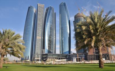 Skyscrapers in Abu Dhabi   JAE