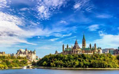 Canadian Parliament in Ottawa   Kanada