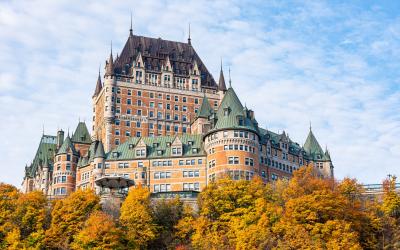 The Frontenac Castle   Quebeq   Kanada