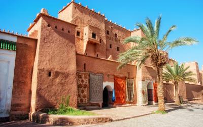 berber town Ouarzazate   Marokas