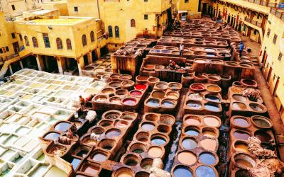 Tanneries, Medina   Fes   Marokas