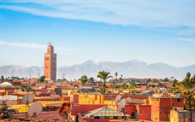 Marrakech panorama   Marokas