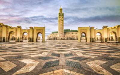 Hassan II Mosque in Casablanca   Marokas