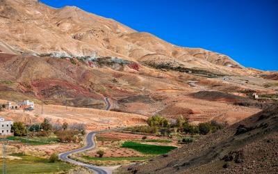 High Atlas Mountains   Marokas