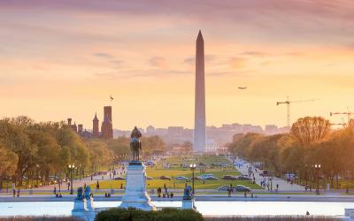 Washington Monument from Capitol   USA