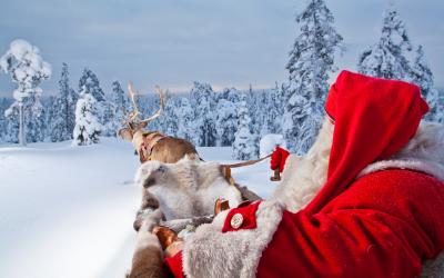 Kalėdų senelis ir elnias, Rovaniemis