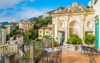 Minerva's Garden in Salerno, Campania, Italy