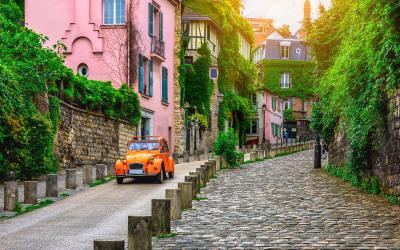 Montmartre in Paris, France