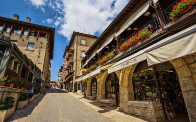 Beautiful little streets of San   Marino